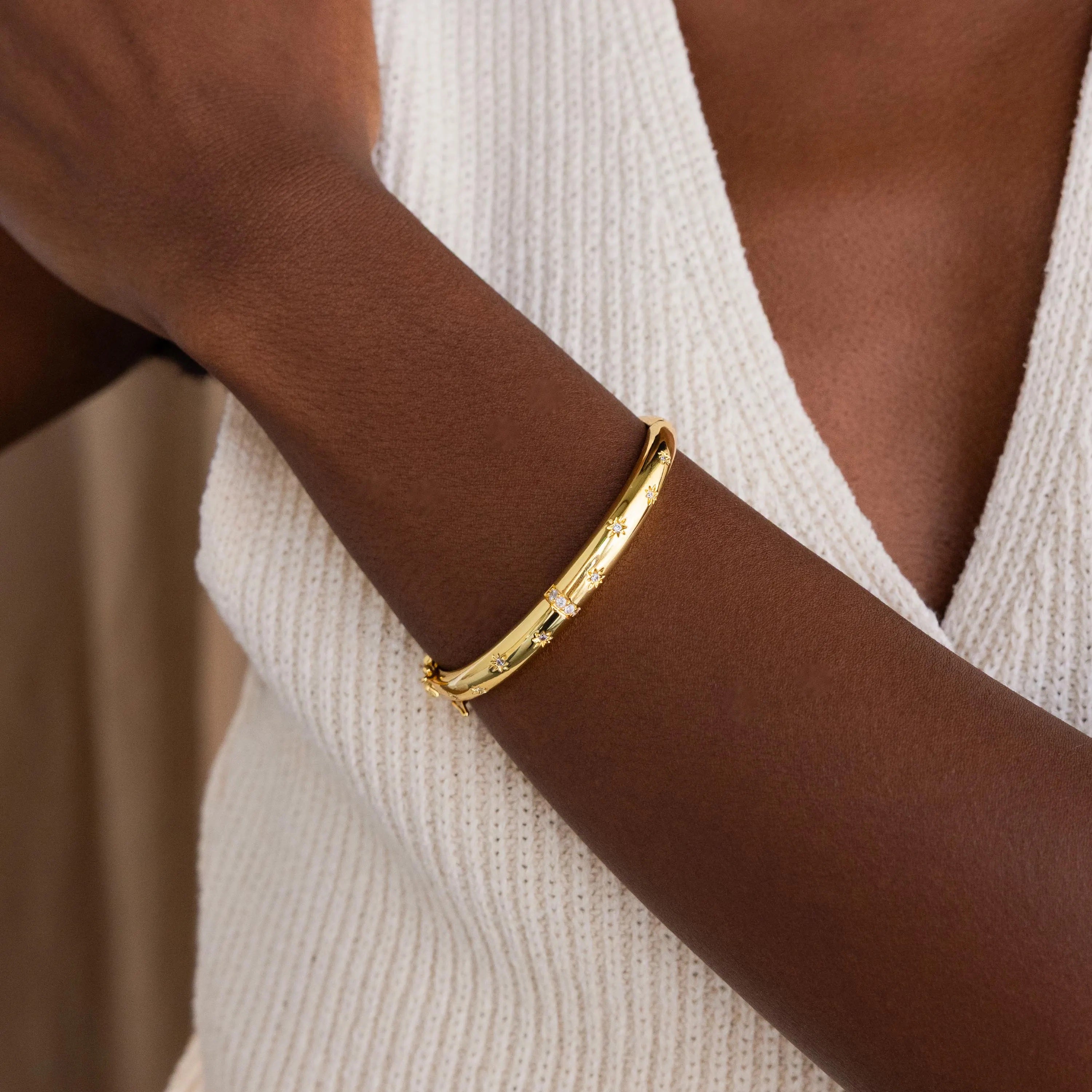 North Star Bangle Bracelet