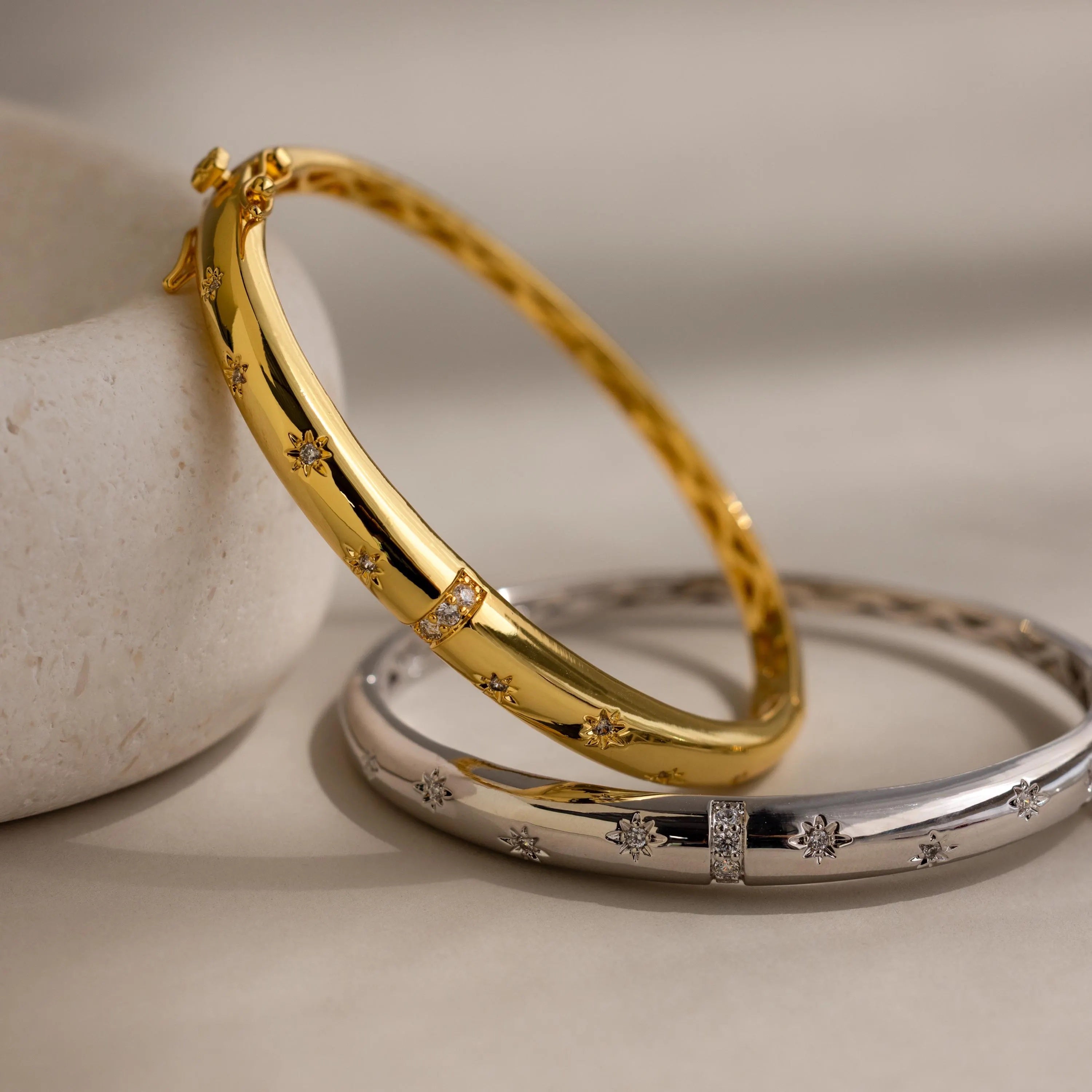North Star Bangle Bracelet
