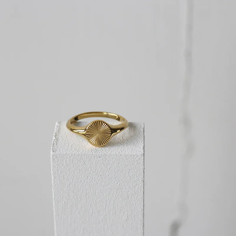 Gold Madison Ring