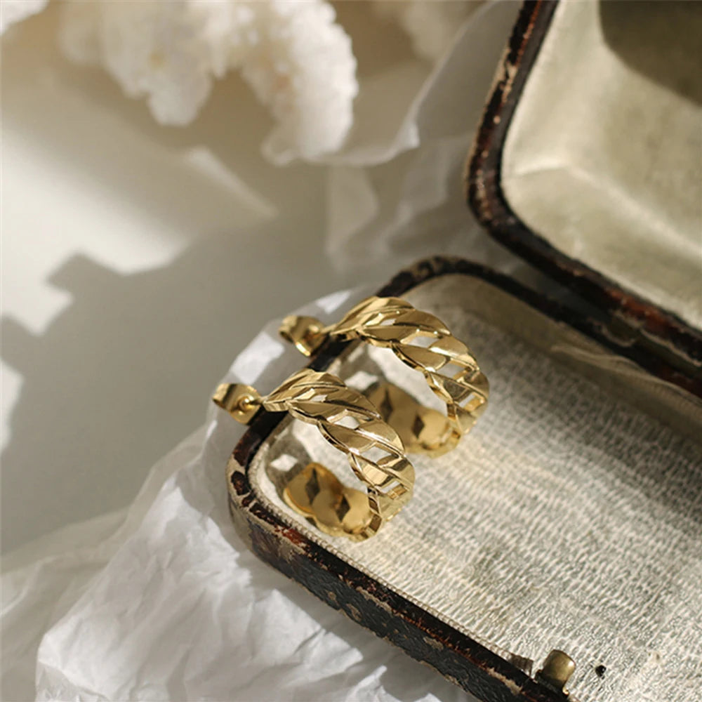 Korean hoop Earrings