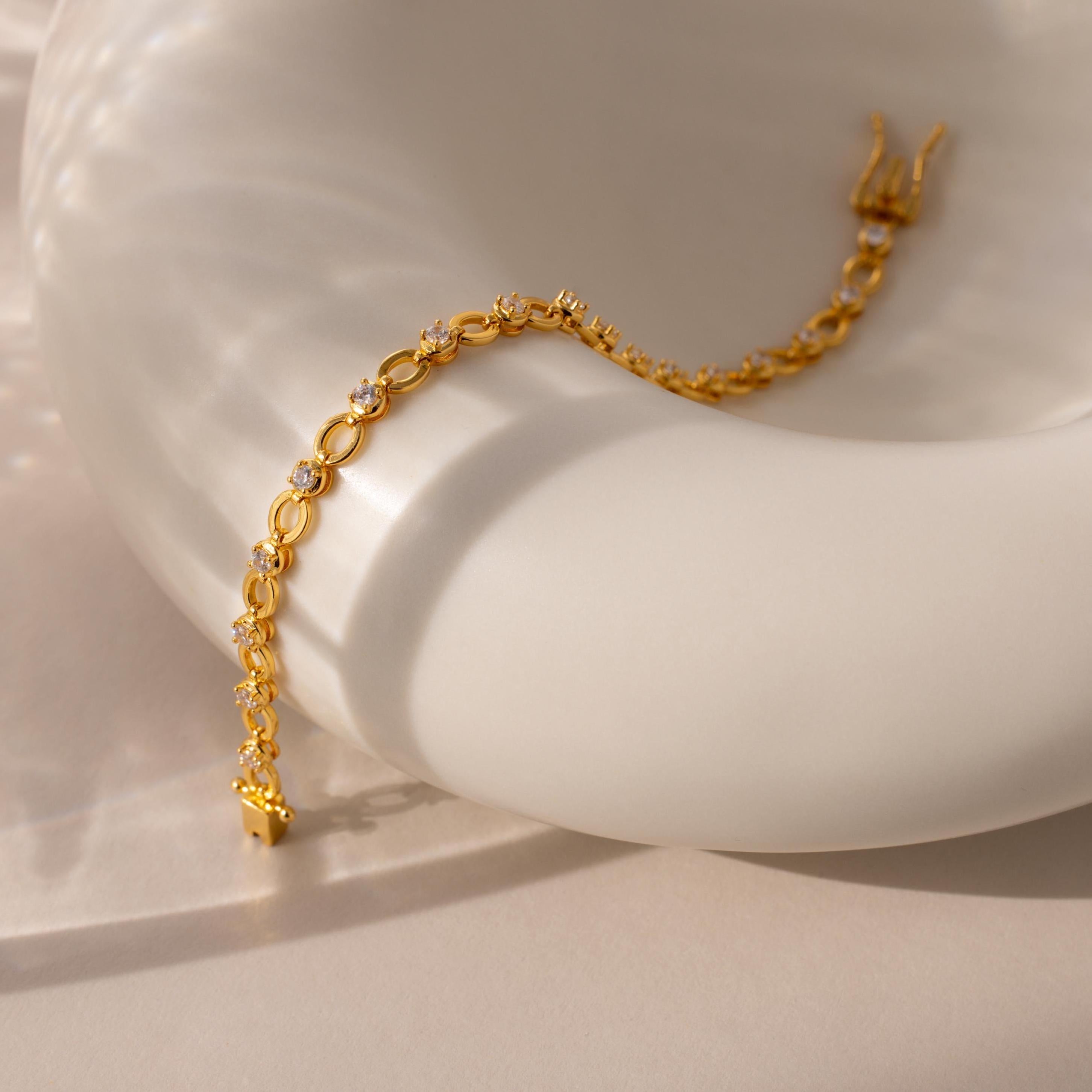 Diamond Chain Tennis Bracelet