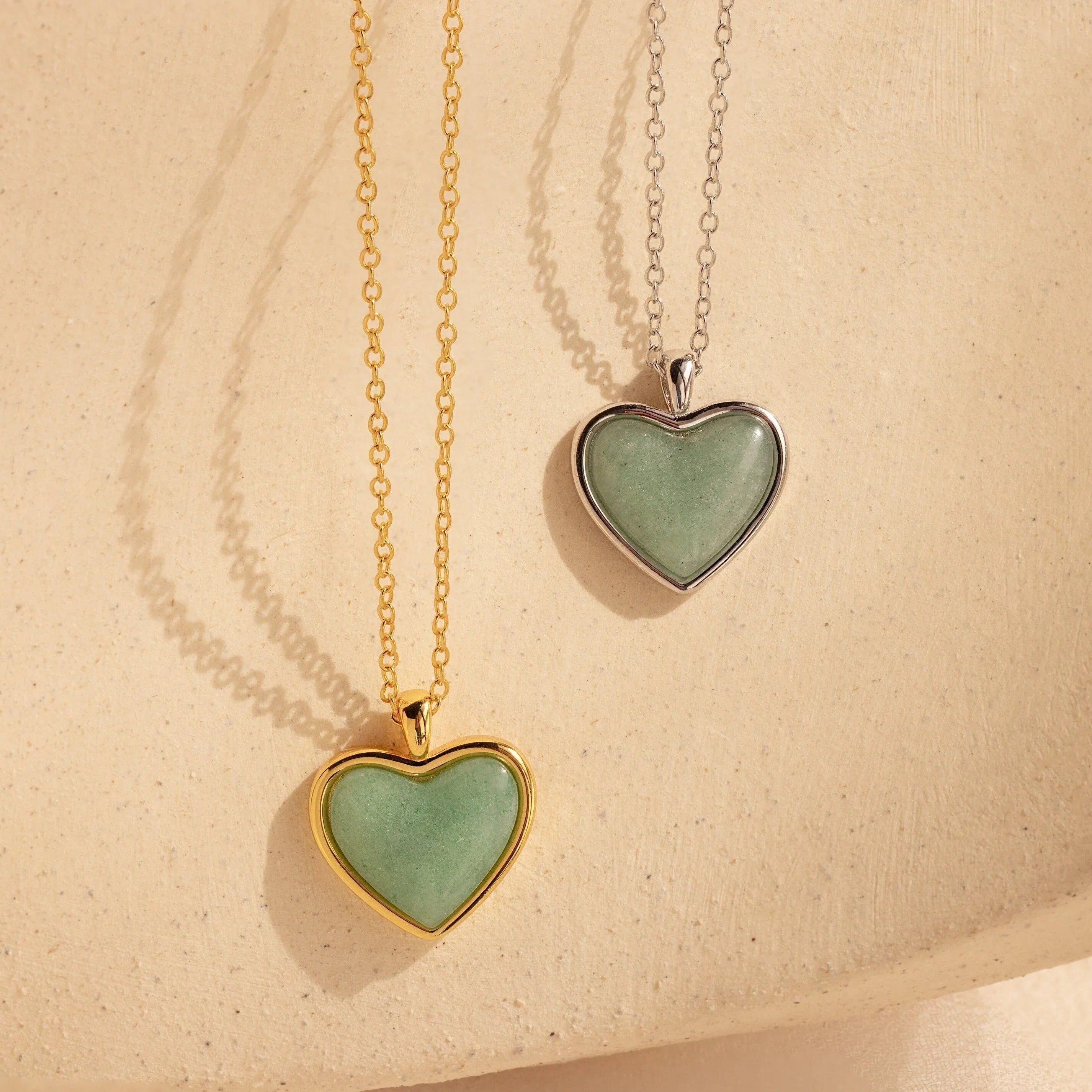 Green Heart Necklace