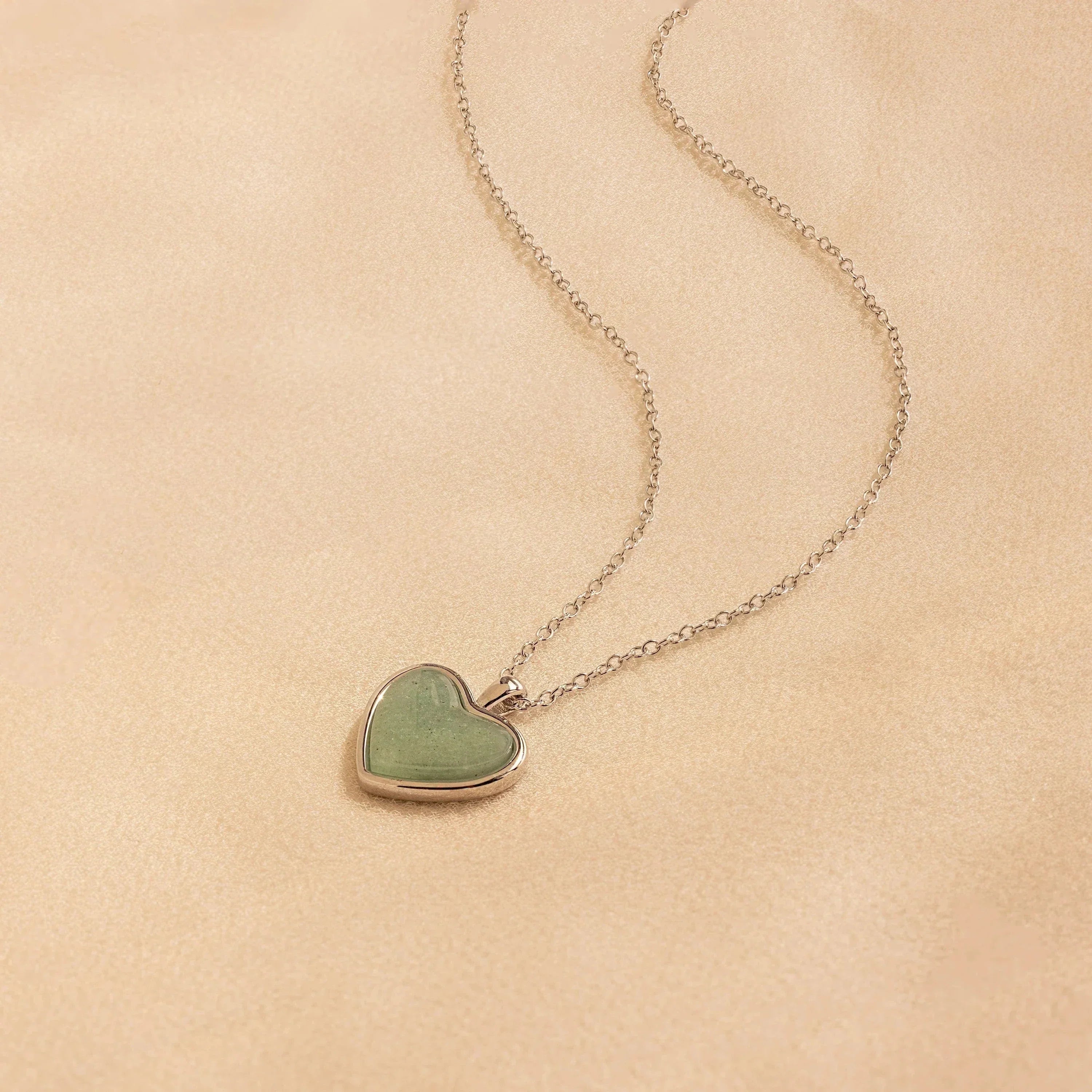 Green Heart Necklace