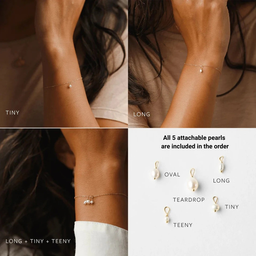 Detachable  Pearl Bracelet