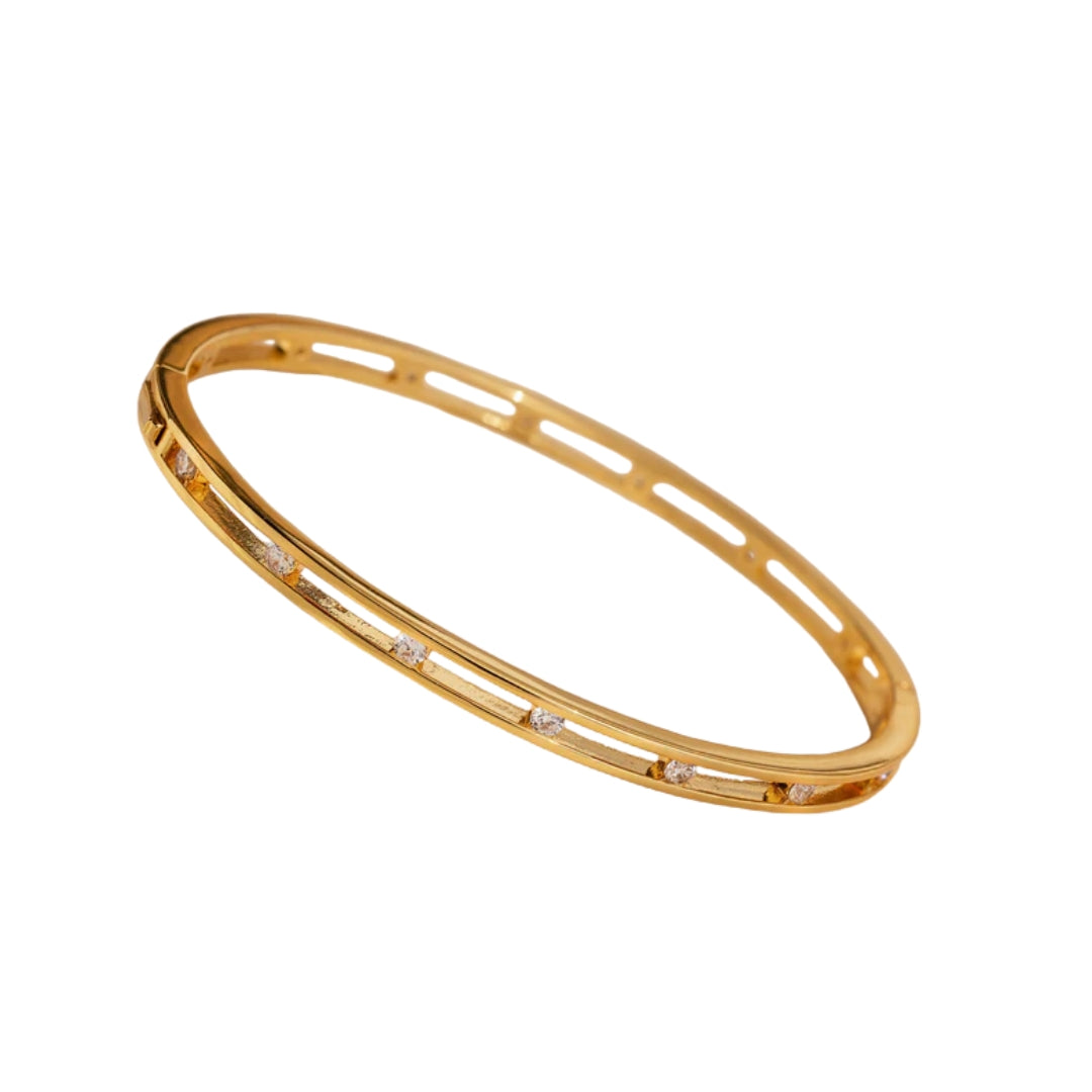 Lace Diamond Bangle