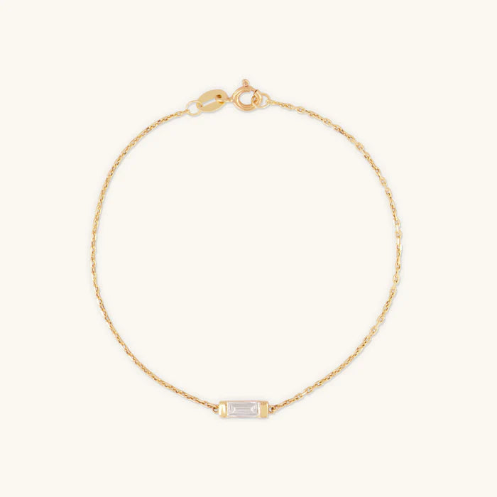 Emerald Baguette Diamond Bracelet