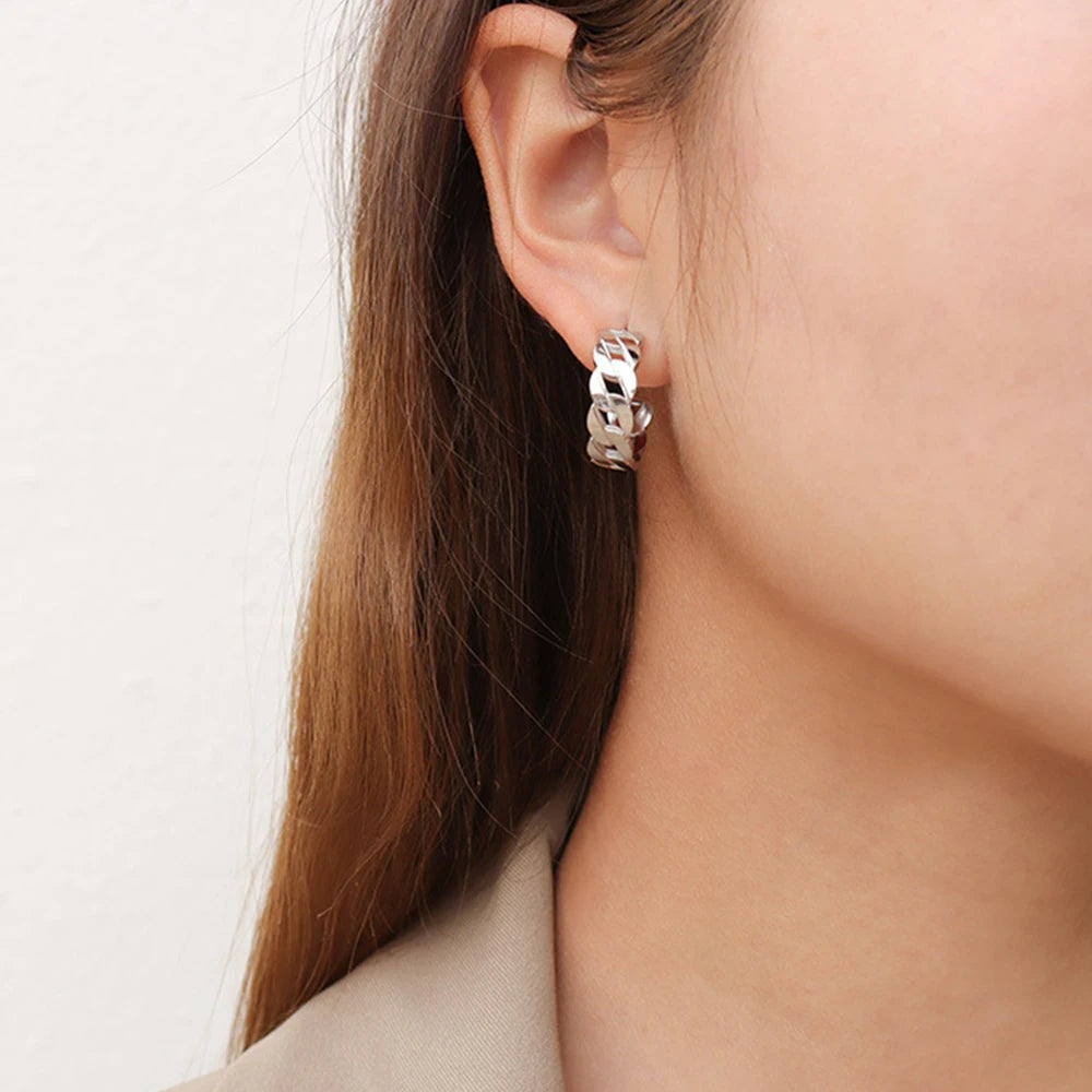 Korean hoop Earrings