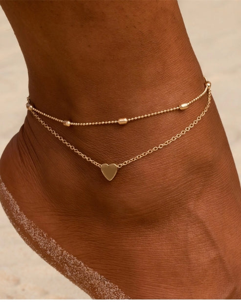 Heart Anklet