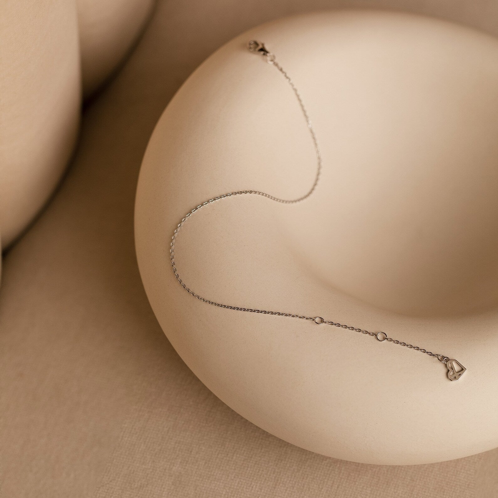  Madison Fero 18K Gold / One Size-Sterling Silver / One Size Micro Rolo Chain Anklet