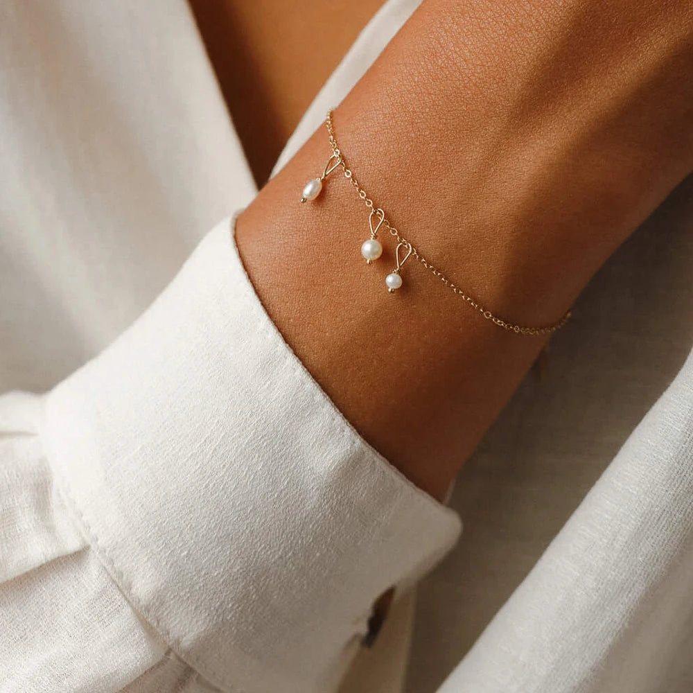 Detachable  Pearl Bracelet