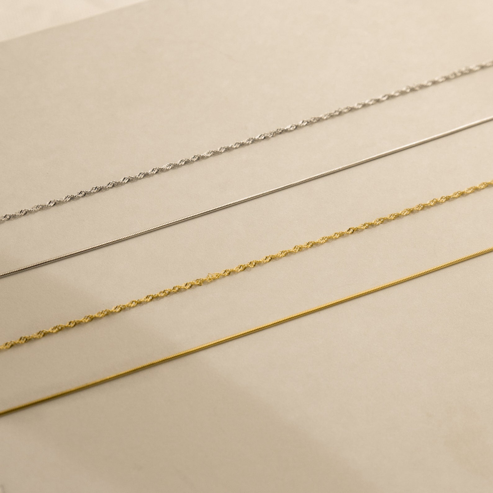  Madison Fero 18K Gold-Sterling Silver Monet Duo Chain