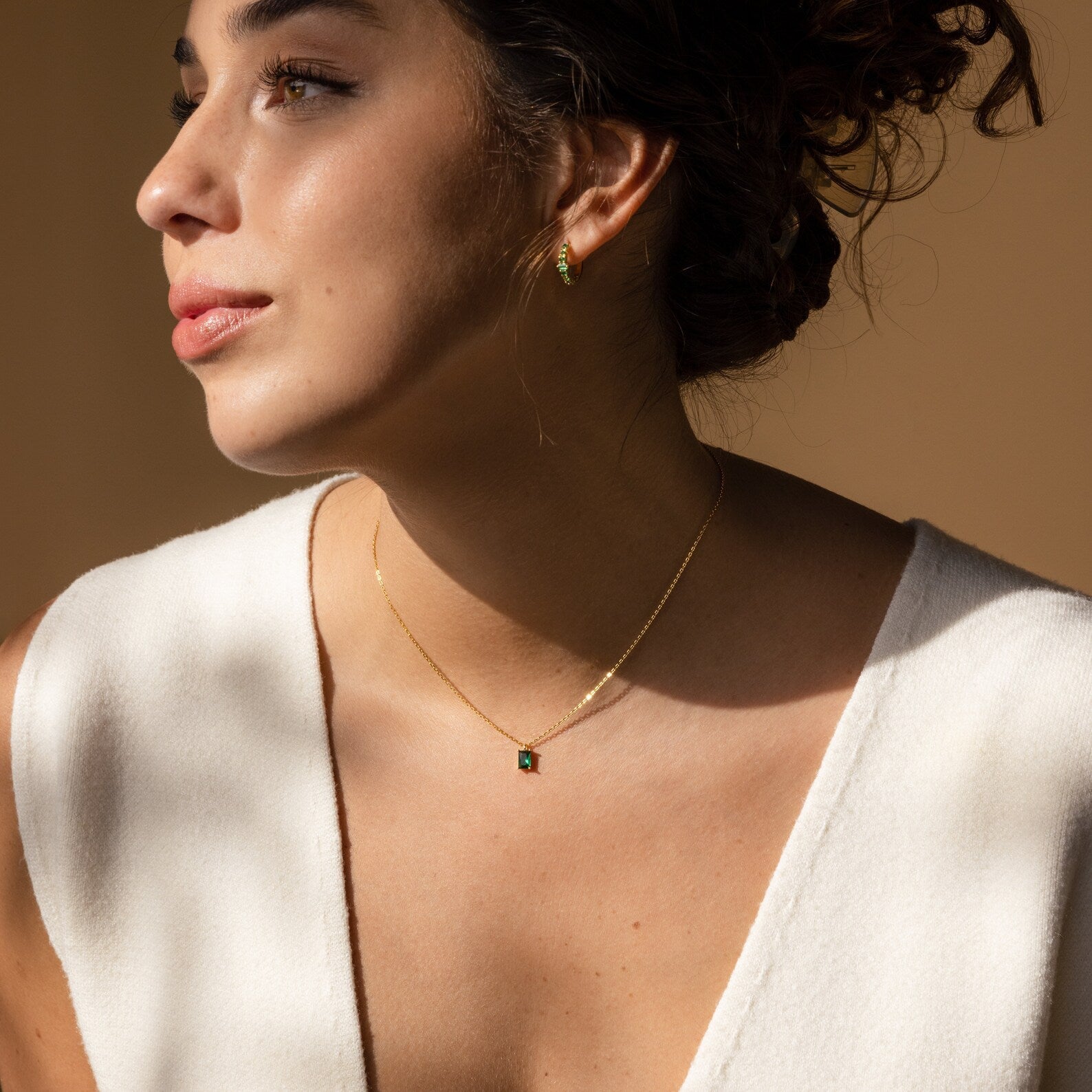 Emerald Gemstone Necklace