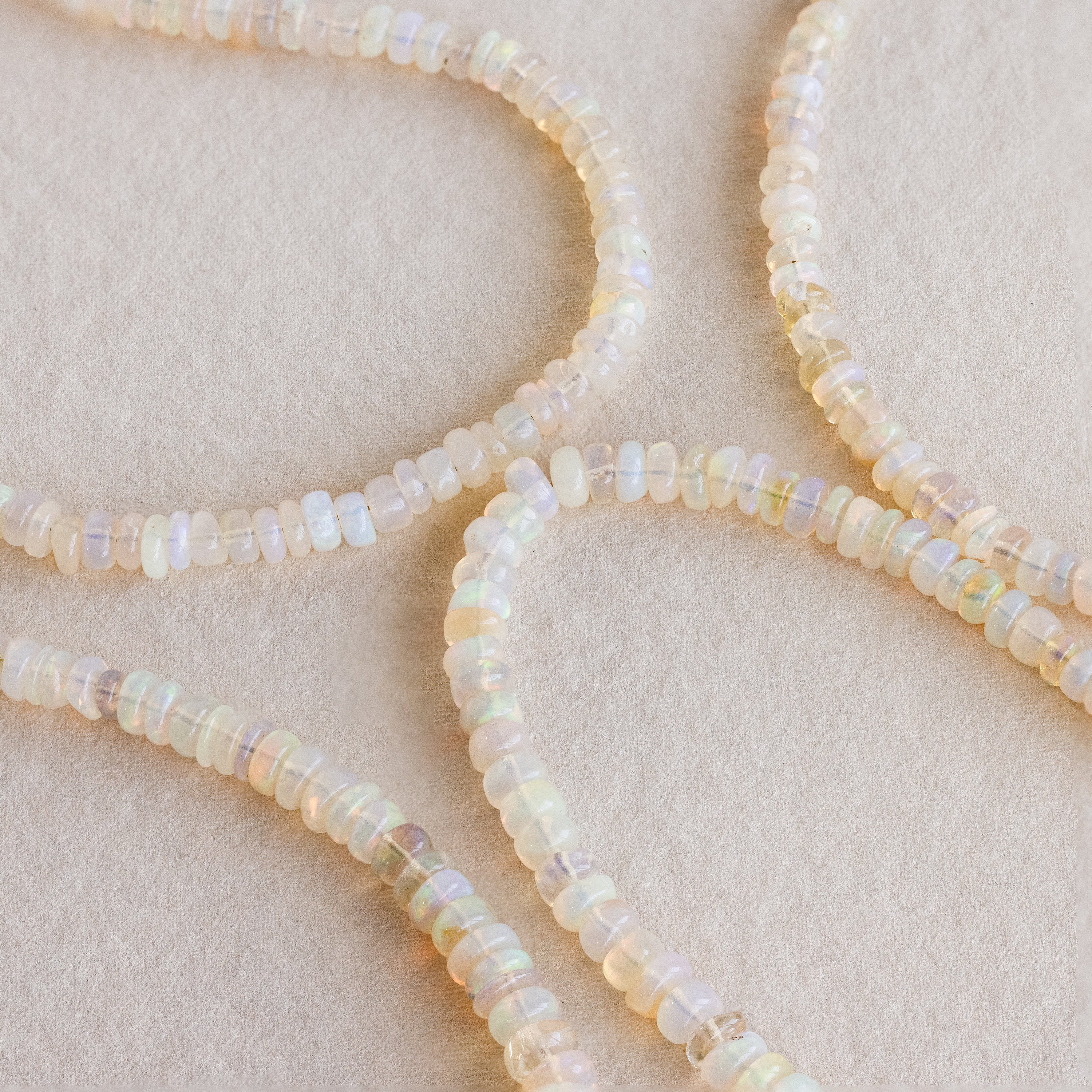  Madison Fero 18K Gold Opal Beaded Necklace