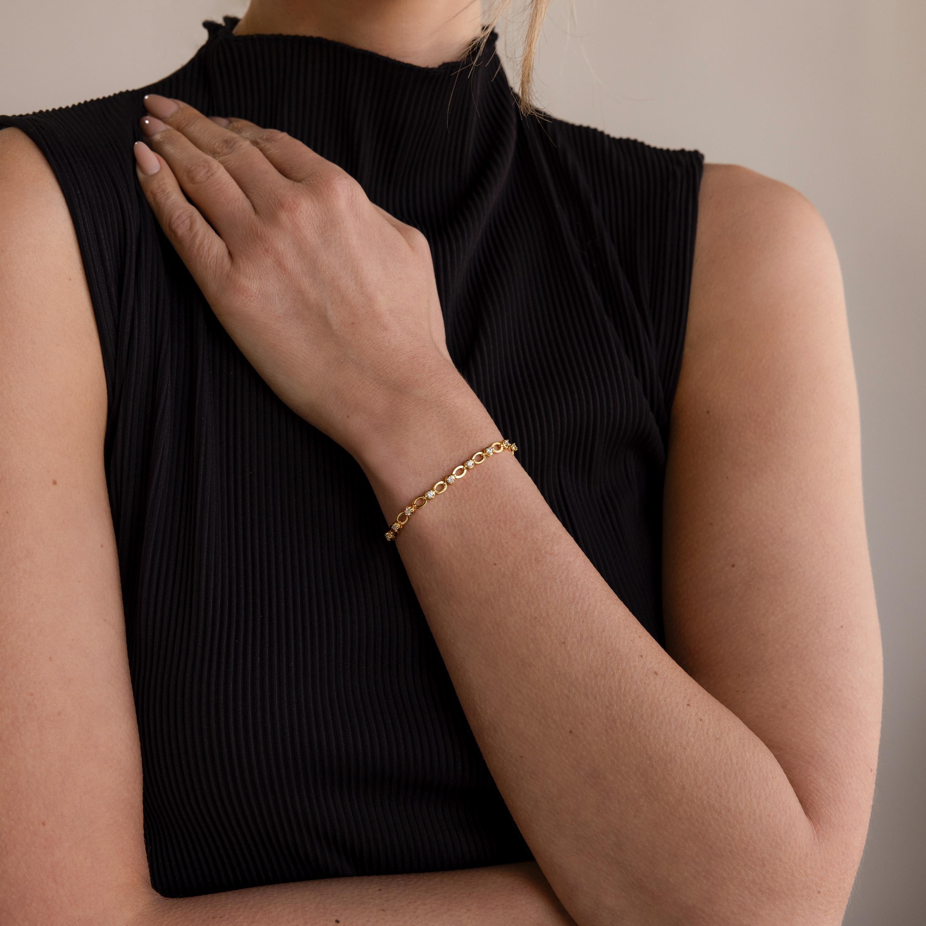 Diamond Chain Tennis Bracelet